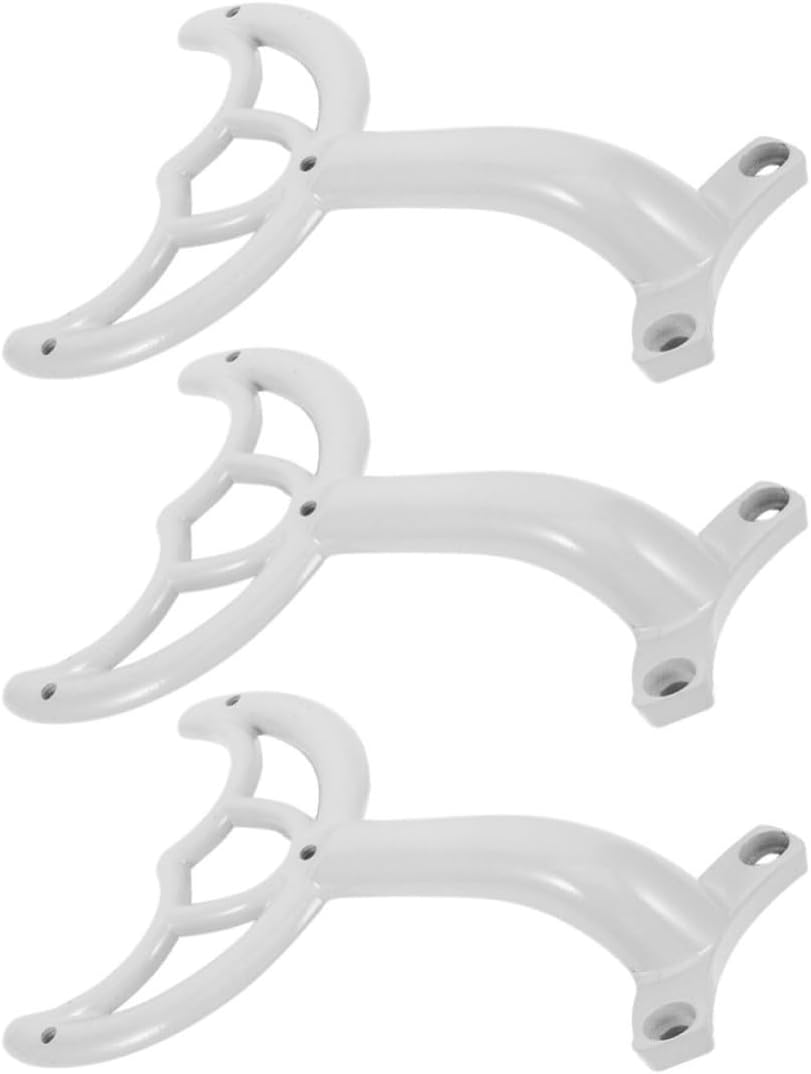 PRETYZOOM 3pcs White Ceiling Fan Arm Replacement Made of Sturdy Iron with Accurate Fit and Versatile Brackets for Replacing Worn Fan Blades in Home Ceiling