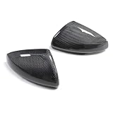 Carcasa Espejo Lateral Compatible Con VW Para Polo 2019 2020 2021 2022 2023 2024 2025 Reemplazo De Fibra De Carbono Lateral Espejo Retrovisor Brillante Caps Car Styling