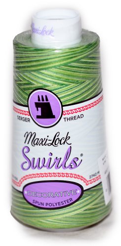 Maxi Lock Swirls Kiwi Twist Hilo para Overlock 53-M59 miniatura 1