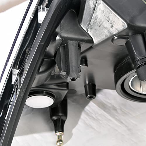 R&L Racing Led Headlight Compatible With 09-10 Dodge Ram 1500, 2010 Dodge Ram 2500/3500, 11-17 Ram 1500/2500/3500 All Models | Chrome Dual Halo Front Crystal Headlights Signal Amber Bumper Lamps #TOP5