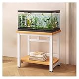 JYHHCYS Mit Stauraum, 2-stöckiger Metall-Aquarienständer Für 10, 20, 30 Und 40 Gallonen Für...