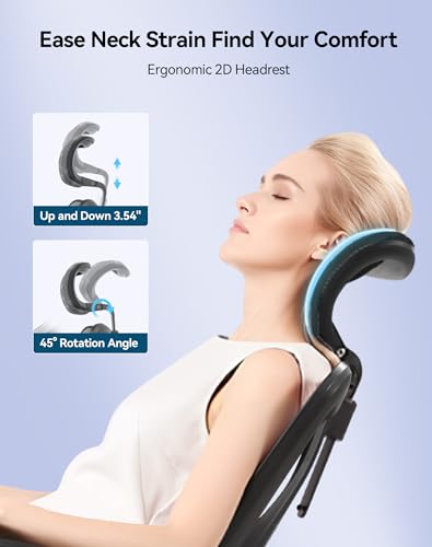 Image of SIHOO M57 Ergonomic Office Chair, Mesh Back Desk Chair with 3D Armrests