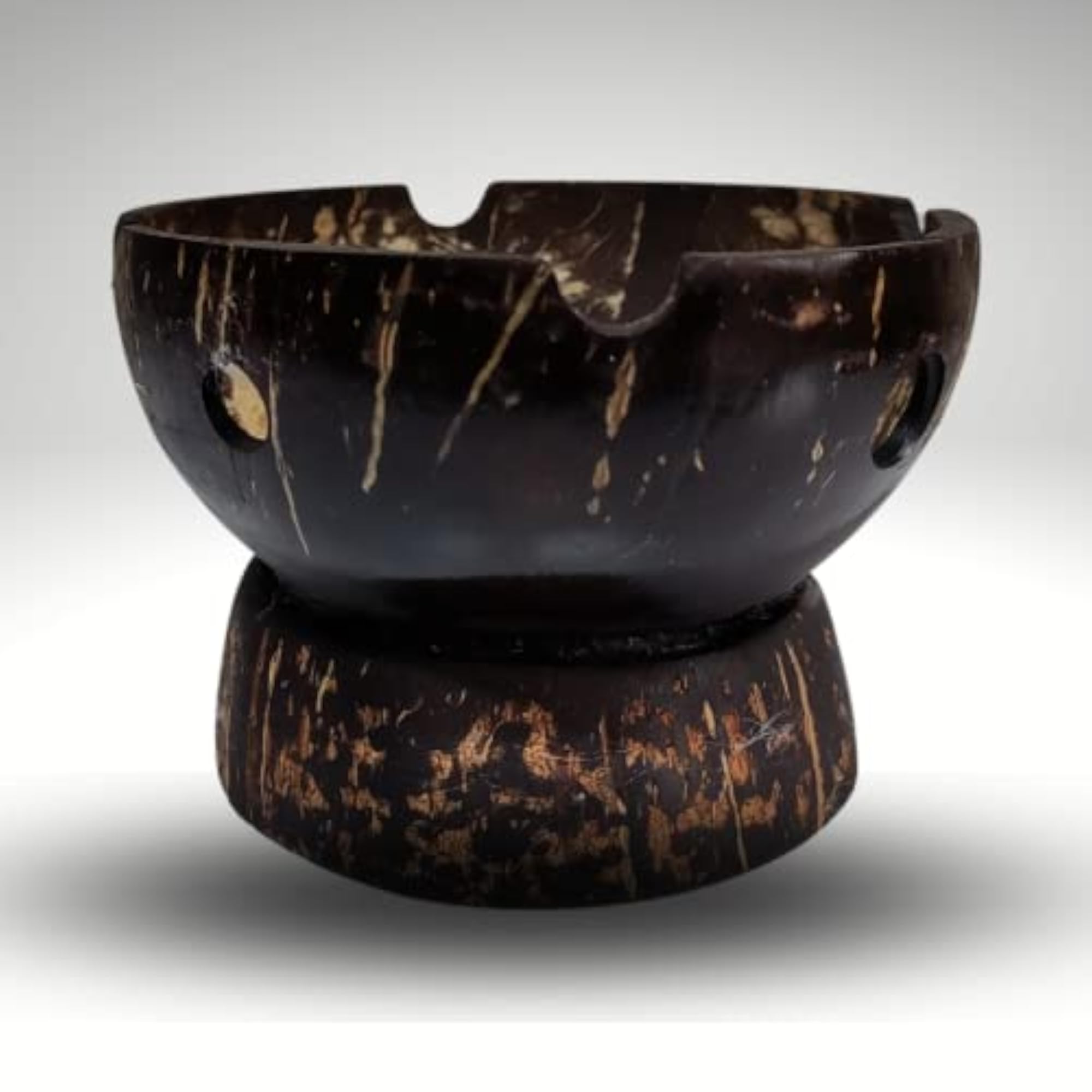 Coconut Shell Wood Ash Tray, Eco-Friendly