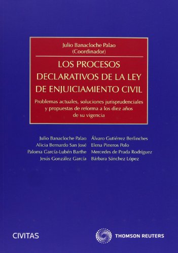 Portada de Los Procesos Declarativos de la Ley de Enjuiciamiento Civil