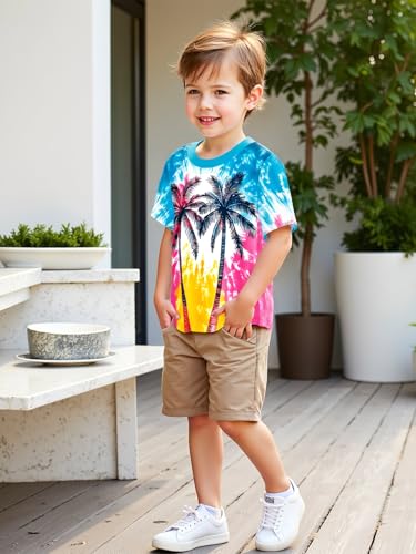 Image of Frogwill Boys Girls Shirts 3D Graphic T-Shirt Neon Clothes Short Sleeve Animal Print Tee 5-13 Years