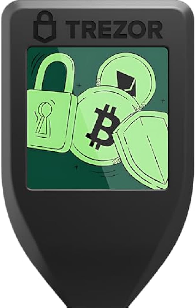Trezor Model T - Crypto Hardware Wallet with LCD Touchscreen, Protecting Bitcoin & 1000's of Coins with Maximum Security