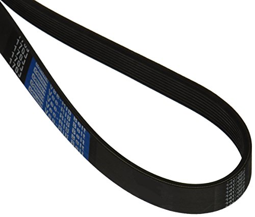 CARLISLE 170J8 V-Ribbed Belts with 8 Ribs, J Section, Rubber, 0.736 Belt Width, 17.5