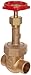 Milwaukee Valve 1169 Series Bronze Gate Valve, Industrial Service, Class 150, Rising Stem, 3/4" Solder Ends