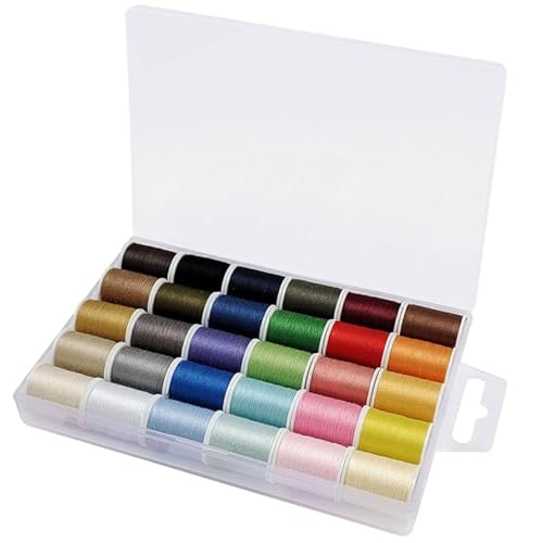 30 Colour All-Purpose Polyester Sewing Thread Set