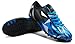 T&B Kids Soccer Cleats Light Weight Soccer Cleat Shoes Kid Blue Black 76516-TL-38-6.0US