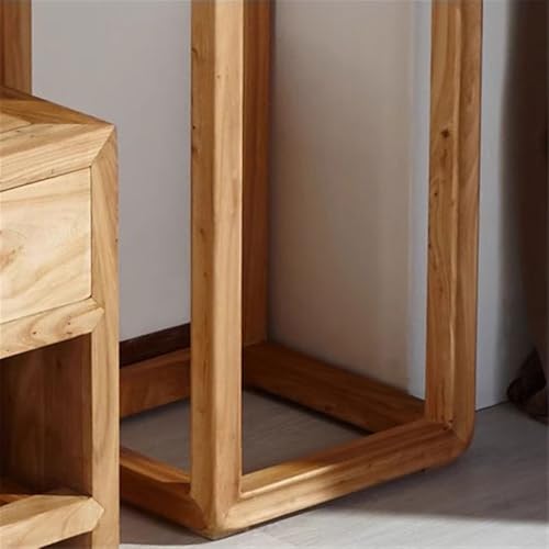Étagère à bonsaï en bois pour salon de thé et table d'appoint de style zen