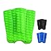 3pcs Premium EVA Anti-Skid Surfing Traction Pad Tail Pad Deck Grip for Surfboard Kiteboard Paddleboard Surfing Accessories (Color : Green)