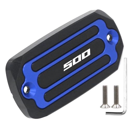 Accessoire de protection réservoir liquide de frein bleu moto CBR R usiné CNC