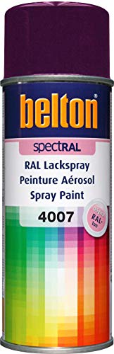 belton spectRAL Lackspray RAL 4007 purpur violett, glänzend, 400 ml - Profi-Qualität