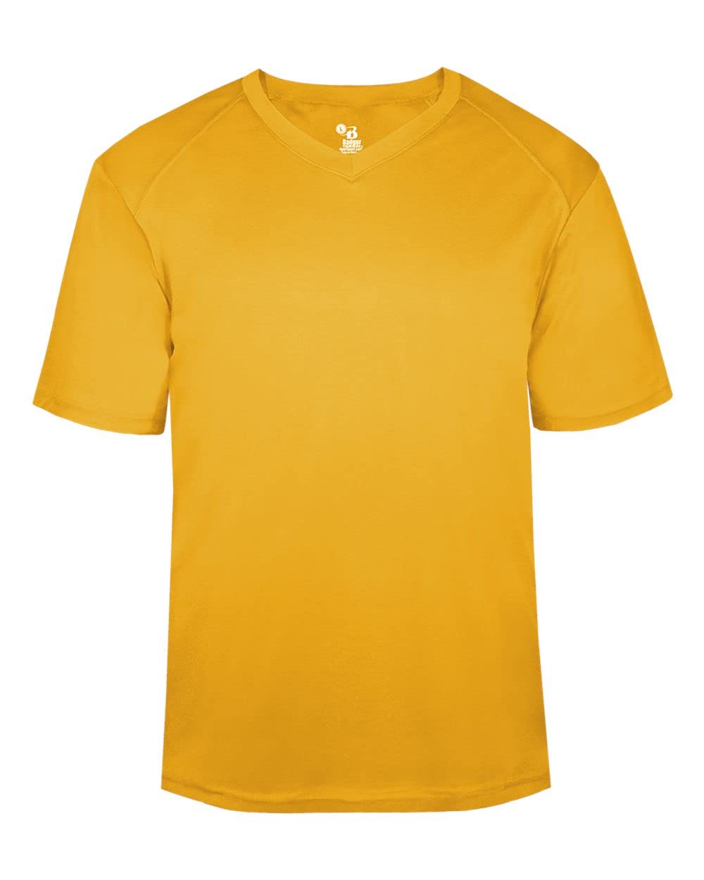 Badger Sports B-Core V-Neck Tee Gold X-Small