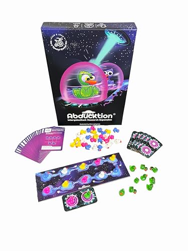 Abducktion - IntergalacDuck Research Expansion Pack, 25-30 Minutes, Additional Cards,