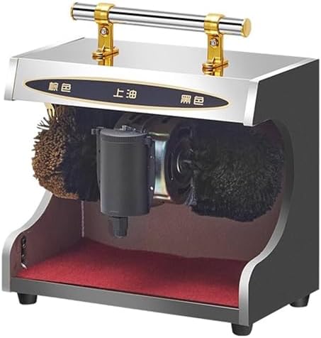 Automatic Electric Shoe Polishing Machine - Fully Automatic Induction Cleaner for Home & Public Use, Sleek Black Design, Effortless Shine & Maintenance, Shoe Types