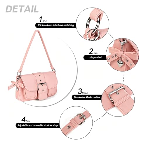 Image of Denim Crossbody Bags for Women,Blue Jean Hobo Shoulder Bag,Denim Messenger Bag
