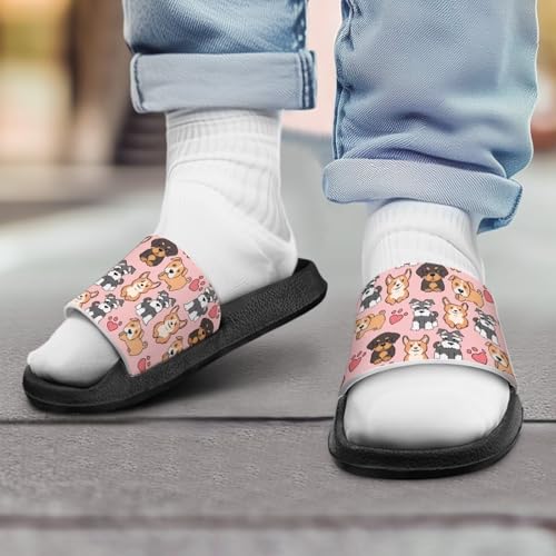 Animal Print Kids Summer Slippers Cats Cloud House Sandal Non Slip Quick Drying Shower Slides Dog Pattern Bathroom Sandals Fashion Single Bandage Outdoor Slipper with Soft Footbed4