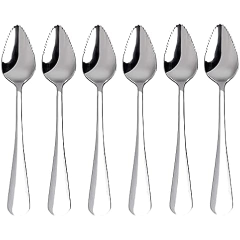 N|C 6-Piece Stainless Steel Grapefruit Spoons Cover
