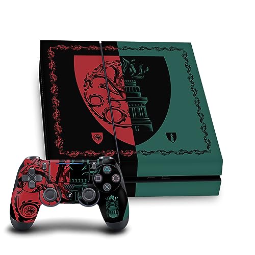 Sticker vinyle PS4 House of The Dragon Head Case Designs habillage manettes et console