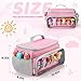 PISOSN Portable Carrying Case Compatible with Toniebox Starter Set and Tonies Figurines, Storage Musical Toy Carrying Bag for Toniebox Accessories (Light Pink)