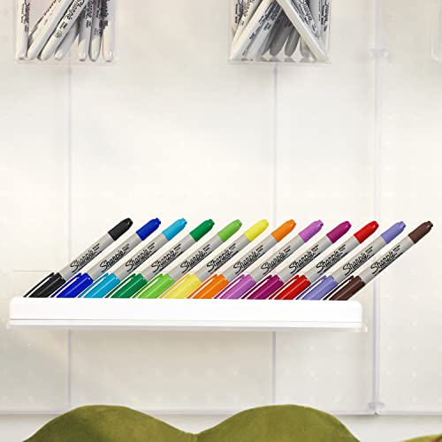 Sharpie Brush Twin Permanent Markers Brush Tip Marker and Ultra Fine Tip Marker Assorted 12 Count - Image 3