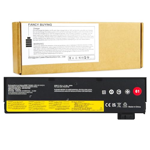 01AV423 01AV452 Laptop Battery Replacement for Lenovo ThinkPad T570 T580 T470 T480 P51S P52S TP25 A475 A485 01AV422 01AV424 01AV490 4X50M08810 SB10K97579 SB10K97580 SB10K97597 SB10K97581 - 11.4V 24Wh