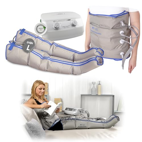 I-press4 Lymphdrainagegerät für Beine und Bauch Größe L für Heimanwendung und Physiotheraphie