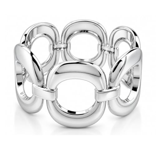 Bracelet jonc épais en or poli pour sublimer vos tenues du quotidien