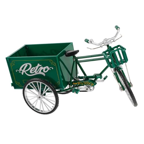 HOODANCOS Vintage Tricycle Model Retro Tricycle Desktop Decoration for Home Decor and Collecting Unique Vintage Model Enthusiasts
