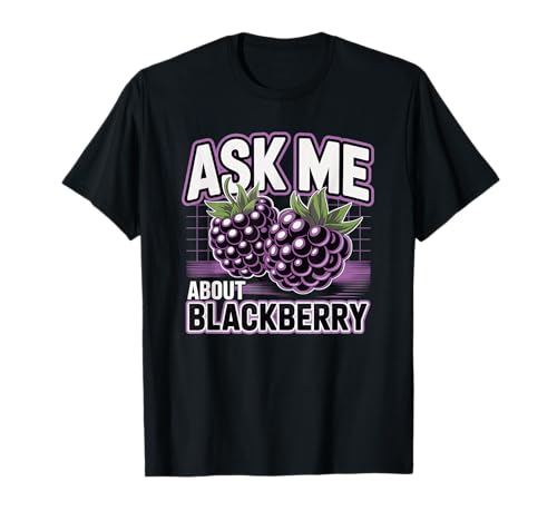 Photo de Blackberry Lover Berry Cueillette Humour Rétro T-Shirt