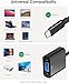 USB C to VGA Adapter - Thunderbolt 3/4 to VGA Multi-Display Video Converter Cable - Full HD 1080P External Video Card - Multi Monitor Adapter for Type C Laptop, Tablet, iPhone & Android Phone
