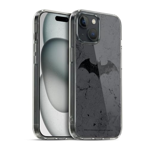Carcasa Antigolpes Batman para iPhone 15 Protector de Silicona Flexible con Estampado de Cómic