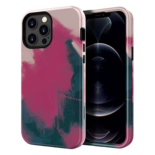 Coque iPhone 12 marbre fleurs antichoc rigide pour protection smartphone 6.1