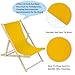 Imagen de GORGECRAFT 1pz Repuesto para Silla de Playa Lona de 435x1165mm Tela Oxford Tela Dorada para Silla Repuesto de Eslinga Reclinable para Tomar el Sol Jardín Patio Relajación En la Playa