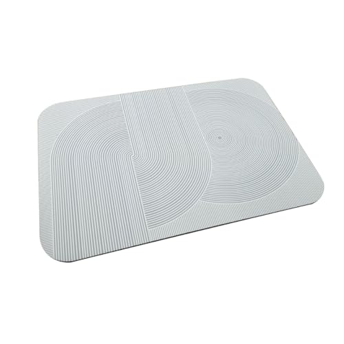 Tapis Super Absorbent HYDROWONDER - VENTEO - Tapis de Bain antidérapant pour la Douche - Forte Absorption d'eau - Design et Confortable - Séchage Rapide - 60...