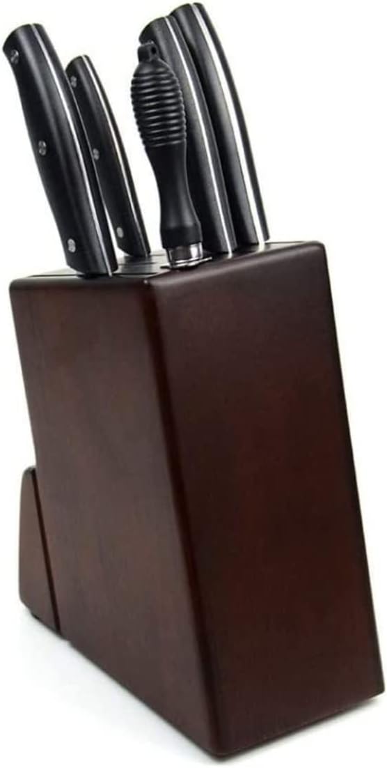 Knife Block Storage Stand Kitchen,Only Selling Cutter Holder,Walnut Home Rack Supplies