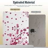 HLAAJJX Etui na MacBooka Pro 16 cali 2020 2019 Model A2141, Cienka Wytrzymała Plastikowa Obudowa Ochronna, Kwiat Wiśni