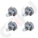 cciyu 6 Pack Warm White T3 Neo Wedge Halogen Bulb Replacement fit for A/C Light 12V