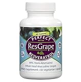 Perfect Resgrape Resveratrol Supplement - 200mg 99% Trans-Resvertarol - Made from Organic Muscadine...