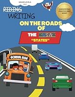 Writing on the Roads of the USA "States": K-2 Handwriting Workbook B0DF6K5WCS Book Cover