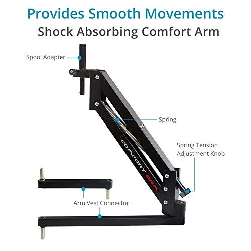 Image of FLYCAM Comfort Stabilizing Arm & Vest for Handheld Camera Stabilizers. Stabilization Body Mount System for Camcorders Stabilization, Flycam 5000 /3000 /DSLR Nano. Payload up to 5kg11lb. (CMFT-AV)