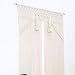 YanYun Cortina de Macramé Colgante de Pared Tapiz Tejido A Mano Bohemio...