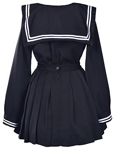 Elibelle B07FDBHST4 Classic Japanese School Girls Sailor Dress Shirts Uniform Anime Cosplay Costumes thumb #7