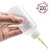 FJNATINH Precision Tip Applicator Bottle, Mini Glue Squeeze Bottle with Brush Tip for Oil, Wood Glue, Craft Glue, Paint, Crafting Fine Dispenser