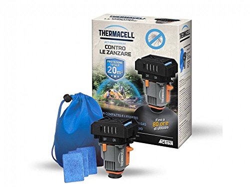 Thermacell Back Packer Antizanzara Portatile, Nero, 15.24x10.92x5.72 cm