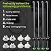 W11130362 WTW5000DW3 WTW5000DW2 MVWX655DW1 MVWC565FW1 Washer Suspension Rod Kit for Whirlpool Maytag Bravos Top Load Washer MVWC565FW0 11022352510 W10594080 W10735786 W10748956 W10780040 | 23.3in
