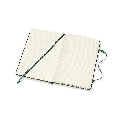Moleskine Notebook, Pocket, Ruled, Myrtle Green, Hard Cover (3.5 x 5.5)