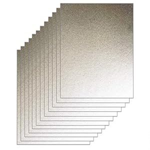 Mimmerplaat voor magnetron, reserveonderdelen, reparatie-accessoires, magnetron, mimmerplaten, bladeren, mimmerschijf, magnetron, mimmerpapier, voor oven, magnetron, huishoudelijke apparaten, 12 stuks
